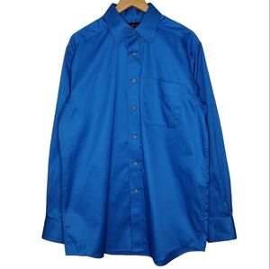 Ariat Blue Casual Button Down Shirt with Classic Collar